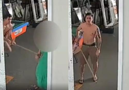 mulher-e-agredida-por-marido-com-um-taco-de-sinuca