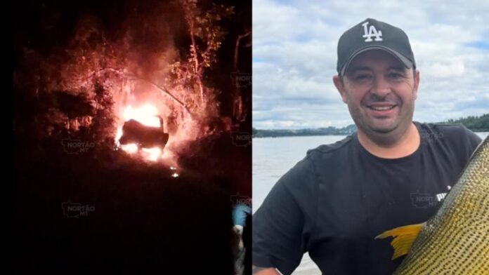 Tragédia na MT-490: Empresário e secretária morrem carbonizados em Sorriso